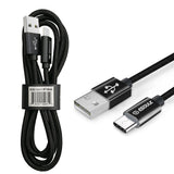 Type C Charger #104 = 3FT Braided Cable For Type-C 15watt