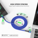 Type C Charger #120 = 4FT BRAIDED CABLE C TO C 30watt
