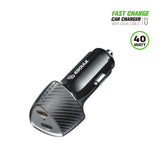 Charger Power Adapter #146 = 40W Dual Type-C Port FAST CAR CHARGER support MACBOOK