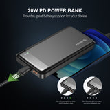 Power Bank #108 =10000mAh PD20W / QC18W POWER BANK black, blue, pink