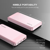 Power Bank #108 =10000mAh PD20W / QC18W POWER BANK black, blue, pink