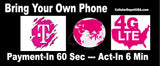 Payment = T- Mobile $25 Plan 100 lines