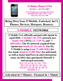 Payment = T- Mobile $15 Plan 1 Line