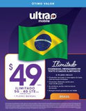 BYOP = Ultra Mobile 1 Year $600 Unlimited Talk & Text, Web + Sim Kit + New Number